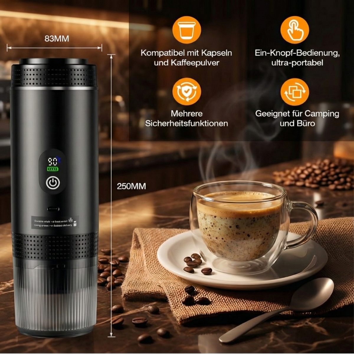 Skalia®Barista Mobile Kaffeemaschine